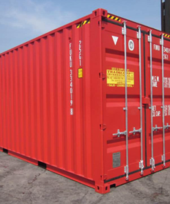 20ft High Cube Shipping Container (Red)