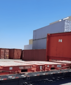 Used 20ft Flat Rack Shipping Container